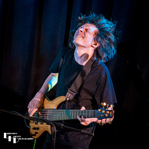 Adam Pyke on bass