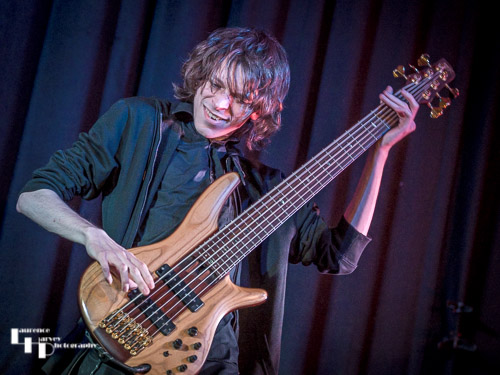 Adam Pyke on bass
