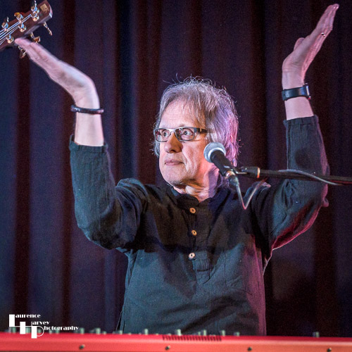Paul Long on keyboards and vocals