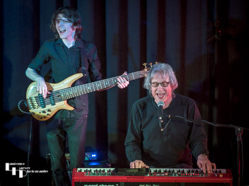 Paul Long on keyboards and vocals, Adam Pyke on bass