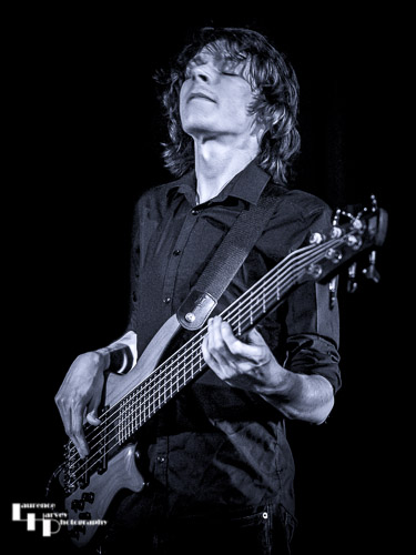 Adam Pyke on bass