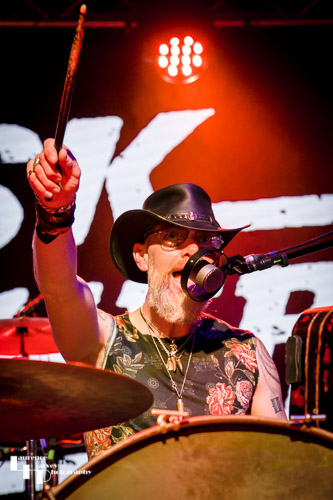 Iain 'E' Moncrieff on drums & vocals