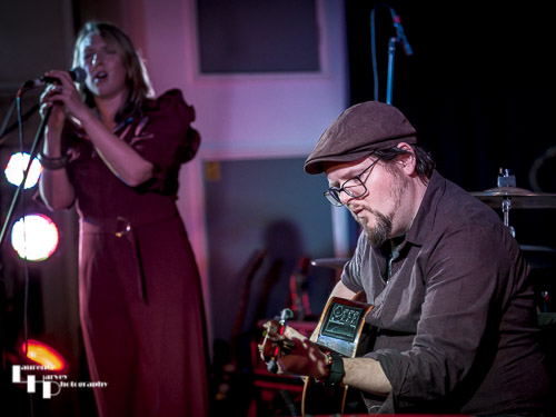 Dove & Boweevil on stage at The John Peel Centre