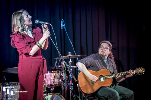 Dove & Boweevil on stage at The John Peel Centre