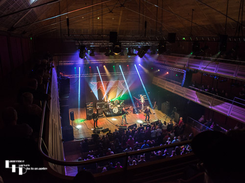 FM on stage at The Apex