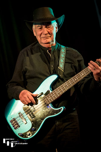 Miles Steeden on bass