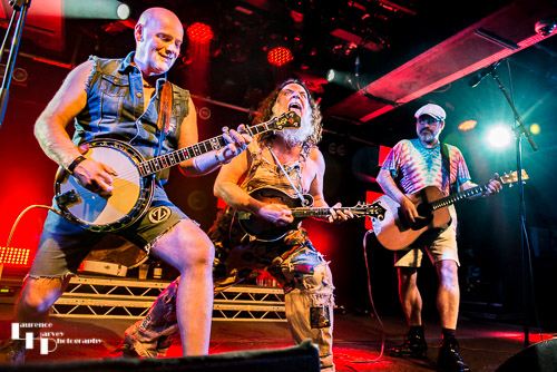 Hayseed Dixie on stage at The Waterfront