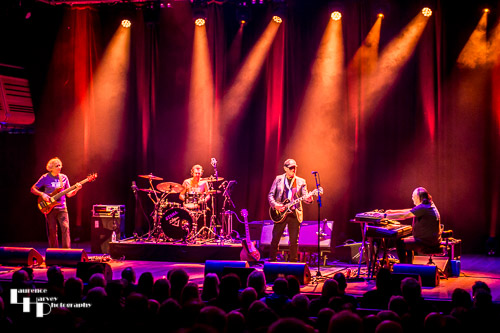 Jan Akkerman & his band on stage at The Apex