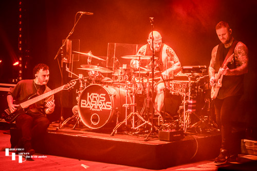 Kris Barras on guitar, Frazer Kerslake on bass, Billy Hammett on drums