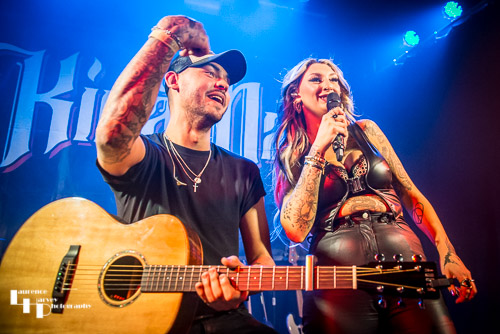Rhiannon 'Kira' Hill on vocals & Joe Worrall on guitar