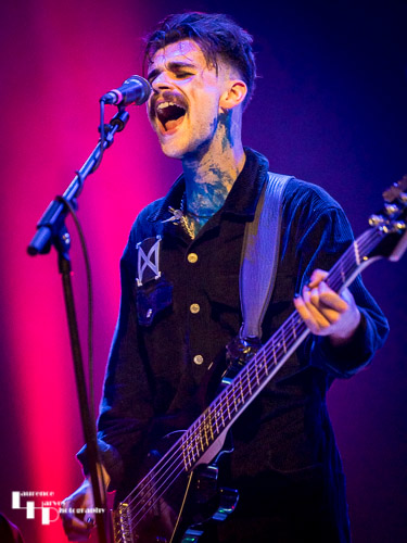 Michael Hall on bass