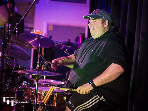 John Joe Gaskin on drums
