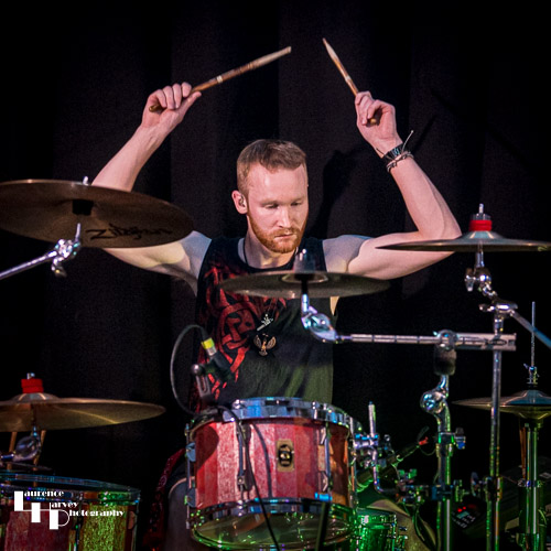 Aaron Levens on drums