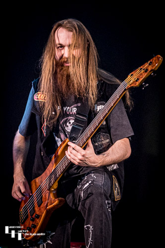 Callum Mitchell on bass