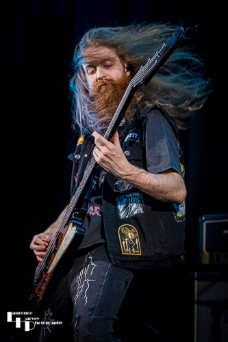 Callum Mitchell on bass