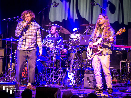 Sweet Crisis on stage at The Apex