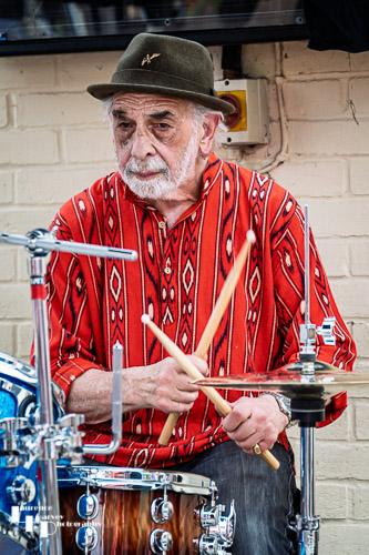 Ed Marks on drums