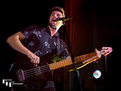 Sam Collins on bass & backing vocals