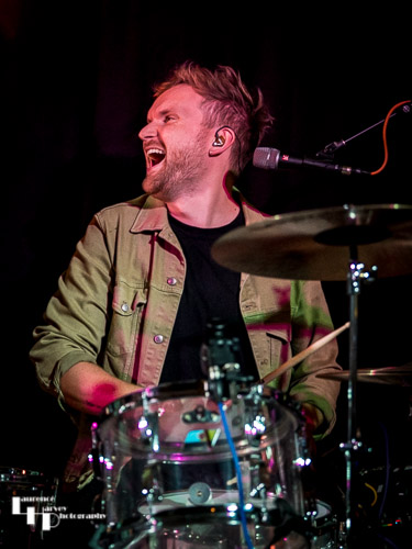 Joe Harris on drums