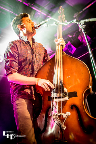 Dick Dynamite on double bass