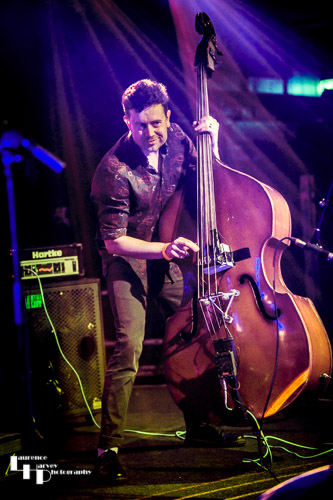 Dick Dynamite on double bass