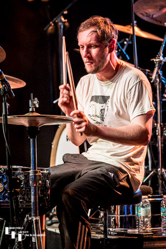 Ben Schulze on drums