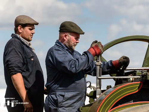 Drivers of Burrell General Purpose Traction Engine 3935